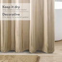 Ara - Ombre Printed Shower Curtain - Taupe - Madison Park - Shower Curtains - Elite Enclave Home