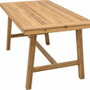 Solid Wood Outdoor Dining Table - Natural