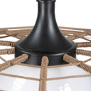 Lakeside - Indoor-Outdoor 1 Light Pendant - Black
