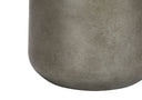 Concrete Urn Table Lamp With Beige Drum Shade - Gray - HomeRoots - Table Lamps - Elite Enclave Home