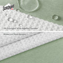 Spa Waffle - 72" x 78" Shower Curtain With 3M Treatment - Sage Green - Madison Park - Shower Curtains - Elite Enclave Home