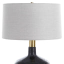 Flanagan - Mottled Gloss Table Lamp - Black - Uttermost - Table Lamps- Elite Enclave Home