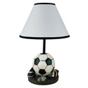 Soccer Themed Table Lamp - Black