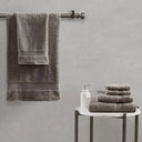 Luce - 6 Piece Towel Set - Taupe - Madison Park Signature - Towel Sets - Elite Enclave Home