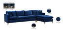 Naomi - Reversible Sectional - Meridian Furniture - Stationary Sectionals - Elite Enclave Home