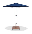 Fiji - Aluminum Patio Umbrella With Square Teak Base