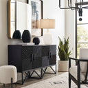 Whiteout - Mottled Glass Table Lamp - White