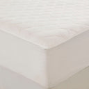 Cotton - Deep Pocket Heated Mattress Pad-20 Heat Settings - White
