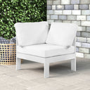 Meridian Nizuc Outdoor Patio Corner Chair – modular design with waterproof fabric cushions and aluminum frame