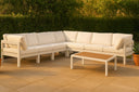 Nizuc - Outdoor Patio 7 Piece Modular Sectional With White Frame - Meridian Furniture - Stationary Sectionals- Elite Enclave Home