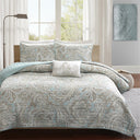 Ronan - 4 Piece Coverlet Set - Blue