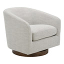 Oscy - Swivel Chair - Splashed White - Moe's Home Collection - Swivel Chairs - Elite Enclave Home