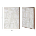 Unfold - 1 Framed Print - White - Moe's Home Collection - Framed Prints - Elite Enclave Home