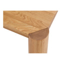 Post - Large Dining Table - Natural - Moe's Home Collection - Dining Tables - Elite Enclave Home