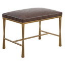 Reform - Small Bench - Gold - Uttermost - Accent Benches- Elite Enclave Home