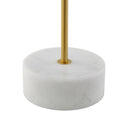 Iron Desk Table Lamp With Brass Bell Shade - Brass