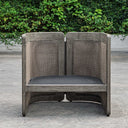 Dartmoor - Outdoor Barrel Chair - Weathered Gray