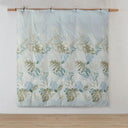 Kiawah Island - 5 Piece Cotton Duvet Cover Set With Throw Pillow - Light Blue