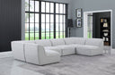 Miramar - 6 Piece Modular Sectional - Meridian Furniture - Stationary Sectionals - Elite Enclave Home