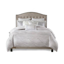 Hollywood Glam - King Comforter Set - White