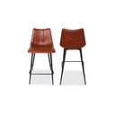 Alibi - Counter Stool (Set of 2) - Brown - Moe's Home Collection - Stool Sets - Elite Enclave Home