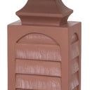 Slatted Table Lamps With Square Shade (Set of 2) - Blush Red - HomeRoots - Table Lamps - Elite Enclave Home