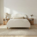 Jacqueline - King Panel Bed - White - Moe's Home Collection - Panel Beds - Elite Enclave Home