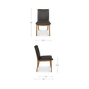 Demi - Leather Dining Chair (Set of 2) - Brown - Moe's Home Collection - Chair Sets - Elite Enclave Home