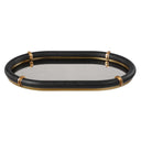 Cyprus - Oval Tray - Black