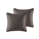 Bitter Creek - California King Oversized Comforter Set - Gray / Brown