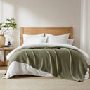 Liquid - King Blanket - Olive Green