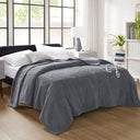 Dream Soft Heated - Full Blanket - Gray