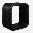 Compton - Rattan Side Table - Black - Uttermost - Side Tables- Elite Enclave Home