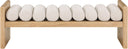Waverly - Bench With Natural Frame - Meridian Furniture - Upholstered Benches - Elite Enclave Home