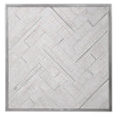 Redondo - Coastal Wood Wall Decor - Pearl Silver