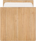 Waverly - Bench With Natural Frame - Meridian Furniture - Upholstered Benches - Elite Enclave Home