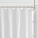 Arlo - Super Waffle Textured Solid Shower Curtain - White - Madison Park - Shower Curtains - Elite Enclave Home