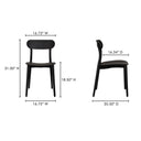 Kent - Outdoor Dining Chair (Set of 2) - Black - Moe's Home Collection - Chair Sets - Elite Enclave Home