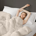 Stay Puffed - Overfilled Down Alternative Comforter - Tan