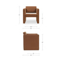 Harris - Accent Chair - Burgundy - Moe's Home Collection - Accent Chairs - Elite Enclave Home