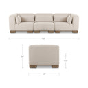 June - Modular Sofa - Oatmeal - Moe's Home Collection - Stationary Sofas - Elite Enclave Home
