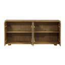 Stevenson - Wood 4 Door Cabinet - Natural