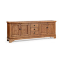 Amita - 3 Drawer 4 Door Cabinet - Brown - Classic Home - Buffets - Elite Enclave Home