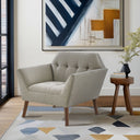Newport - Lounge Chair - Light Gray - INK+IVY - Arm Chairs - Elite Enclave Home