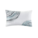 Saben - King Complete Reversible Coverlet And Sheet Set - Aqua