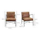 Dagwood - Leather Arm Chair - Brown - Moe's Home Collection - Arm Chairs - Elite Enclave Home