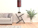 Mod Dot Novelty Table Lamp - Gray And Red