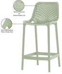 Mykonos - Outdoor Patio Stool (Set of 2) - Meridian Furniture - Stool Sets - Elite Enclave Home