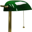 Hooded Table Lamp - Gold And Green