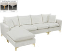 Naomi - Reversible Sectional - Meridian Furniture - Stationary Sectionals - Elite Enclave Home